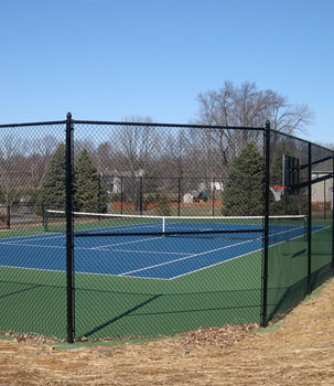 Tennis Courts Fence Installation Lafayette